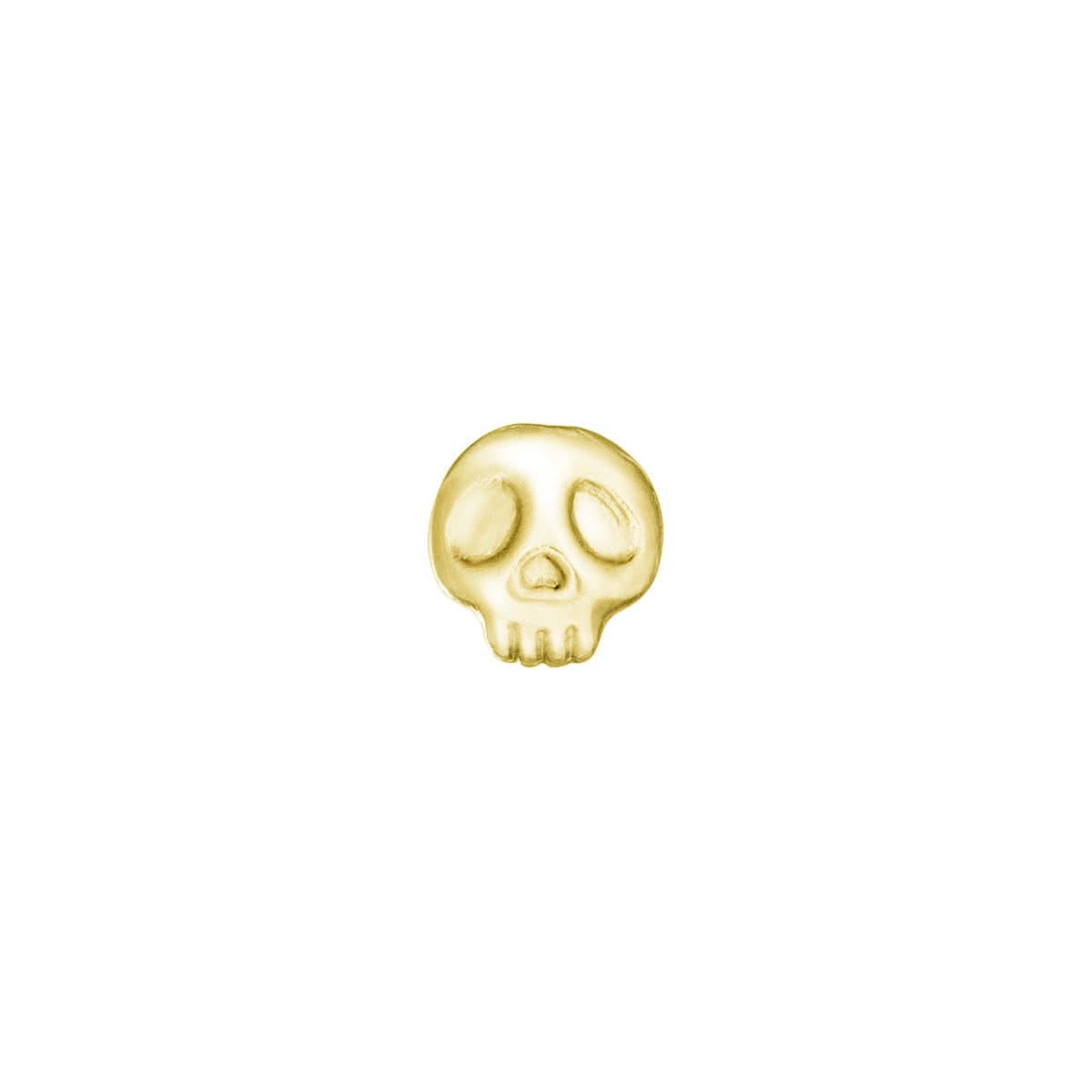 yellow gold skull