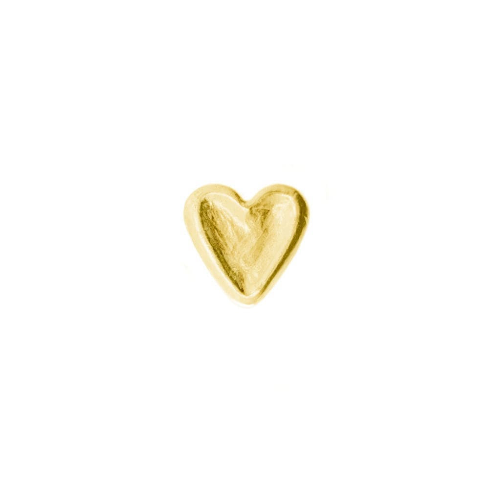 gold concave heart