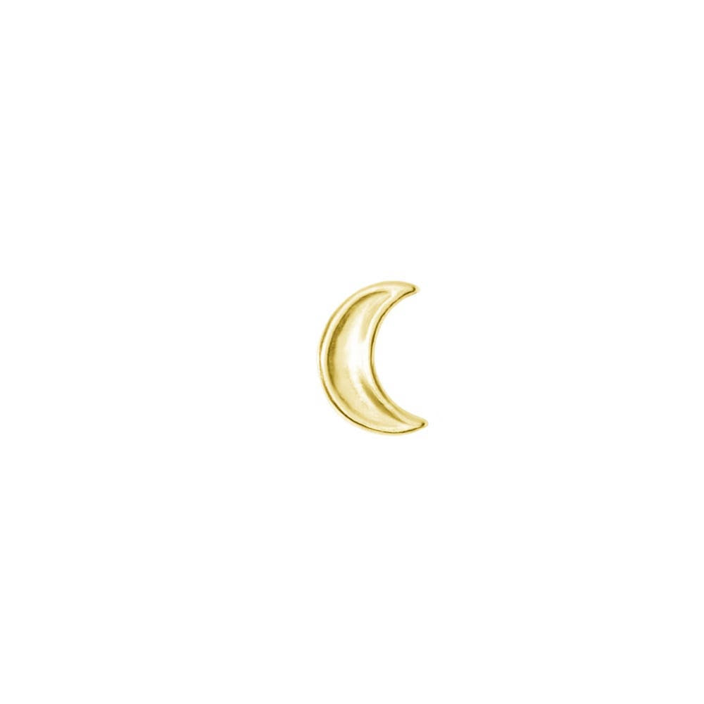 gold concave moon