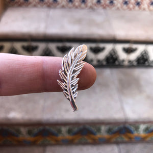 Sterling silver feather casting